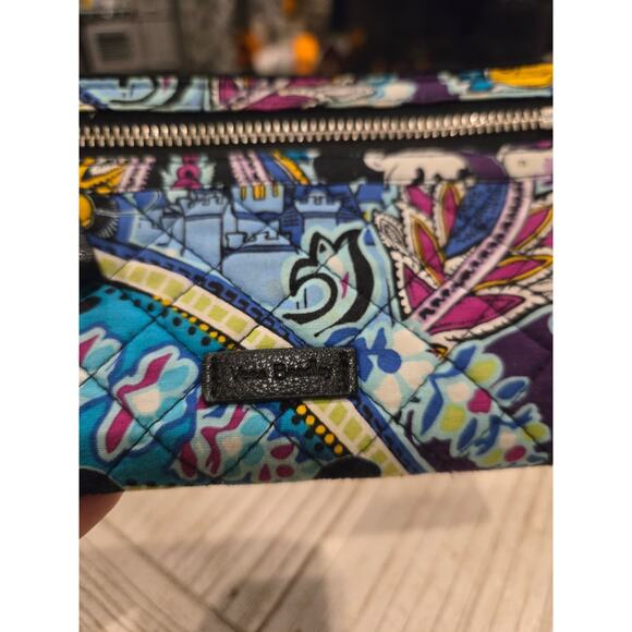 Vera Bradley Disney Crossbody Wallet Wristlet Multicolor Paisley - Picture 5 of 10